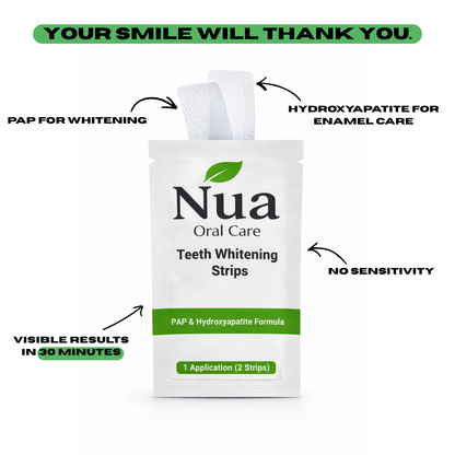 PAP Teeth Whitening Strips With Hydroxyapatite